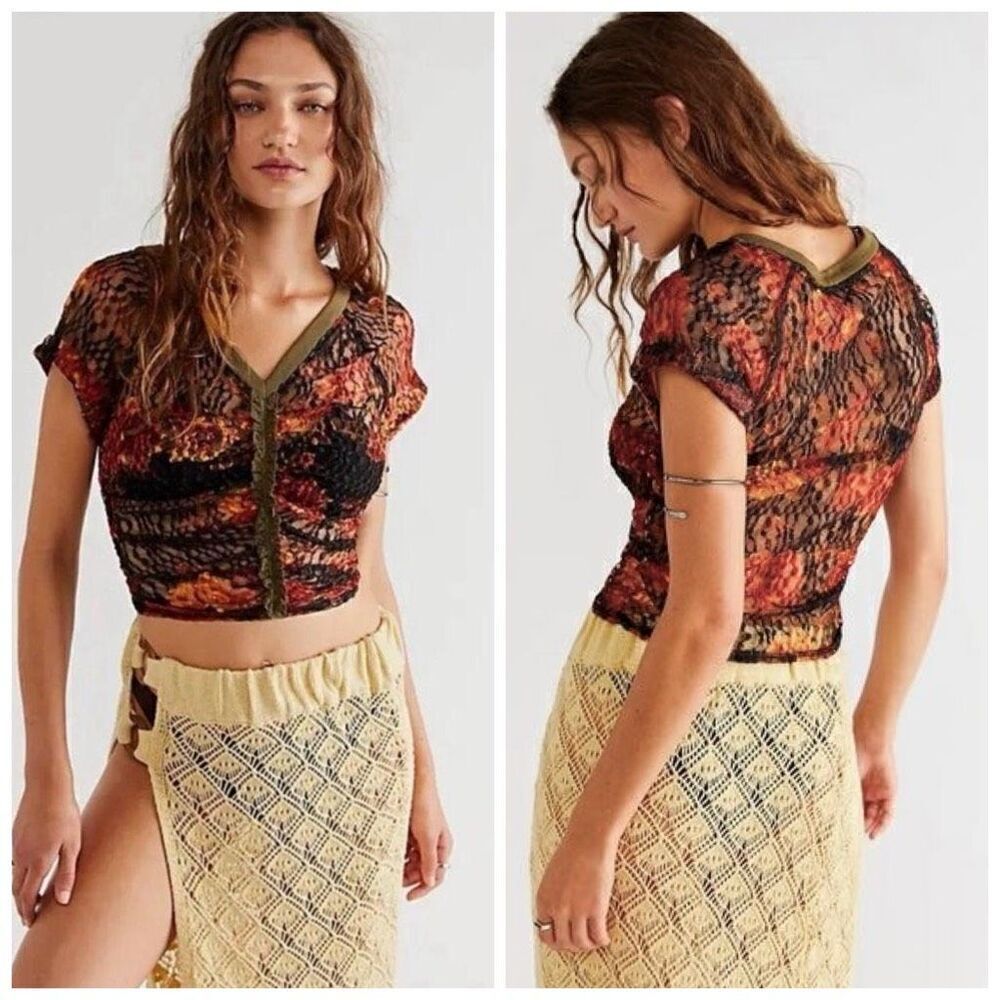 Free People Solana Lace Top